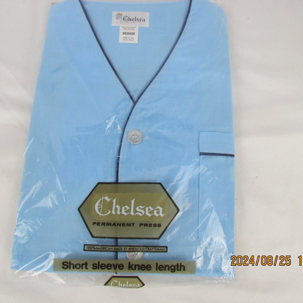 NOS - Vintage Chelsea Men's Pajamas Short Sleeve Knee Length